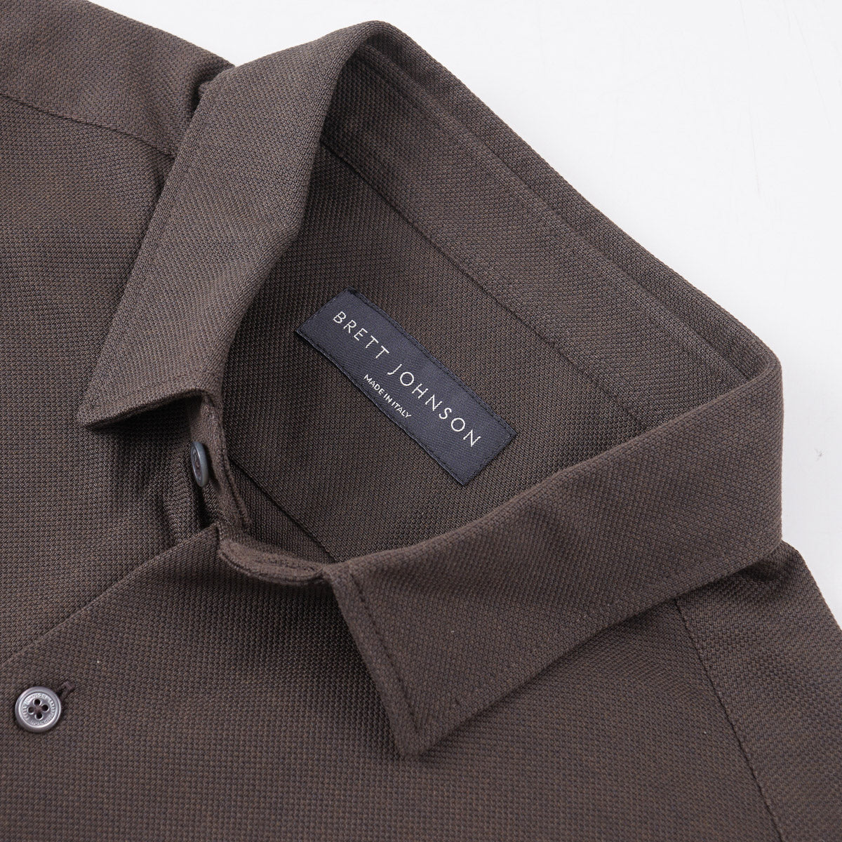 Brett Johnson Pique Silk-Cotton Shirt - Top Shelf Apparel