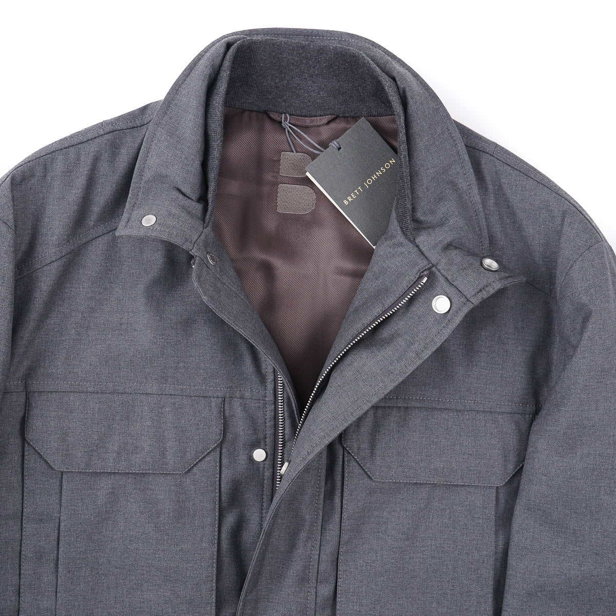 Brett Johnson 'Lugano' Wool Field Jacket - Top Shelf Apparel