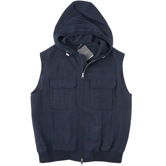 Brett Johnson Hooded Linen Gilet Vest - Top Shelf Apparel