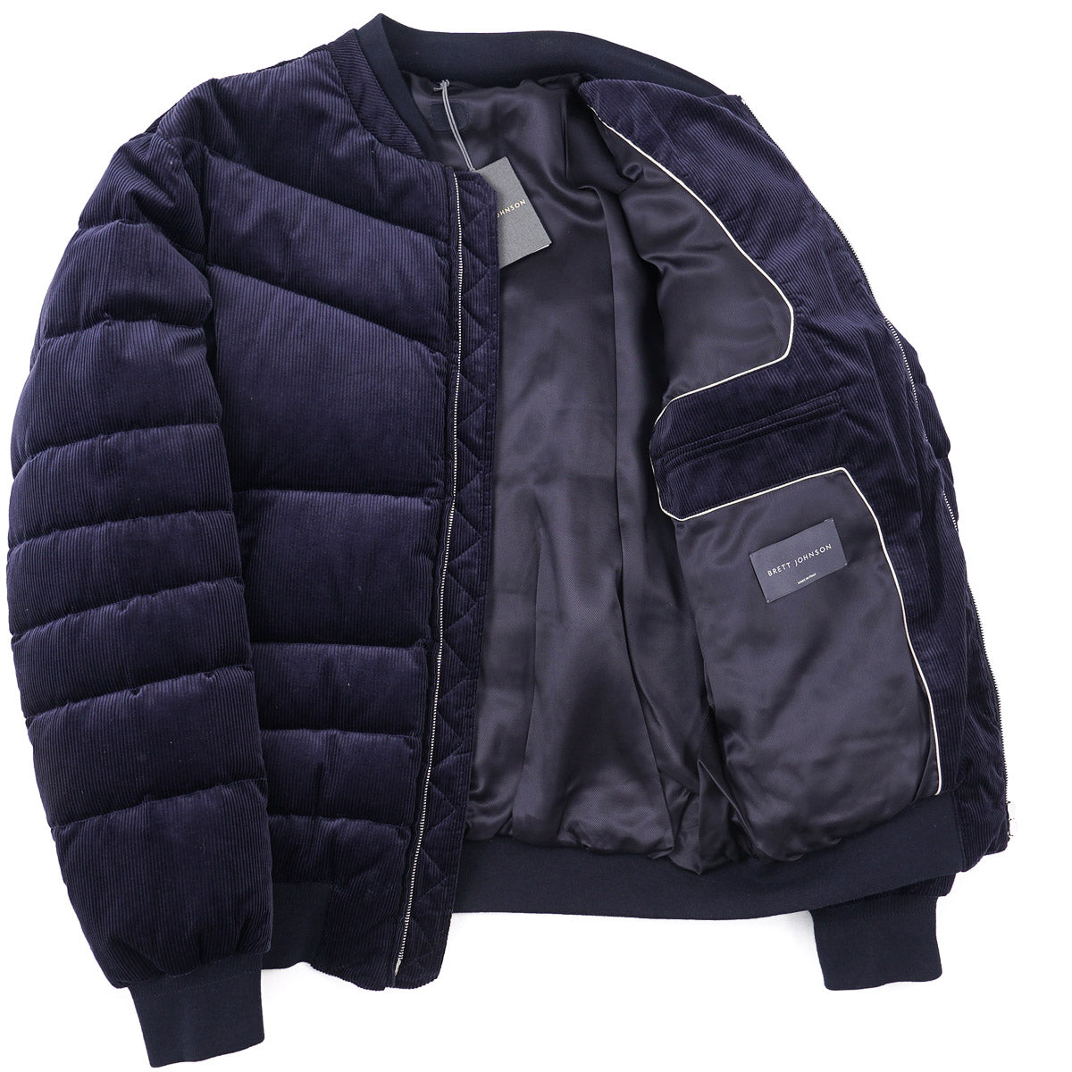 Brett Johnson Padded Corduroy Bomber Jacket - Top Shelf Apparel