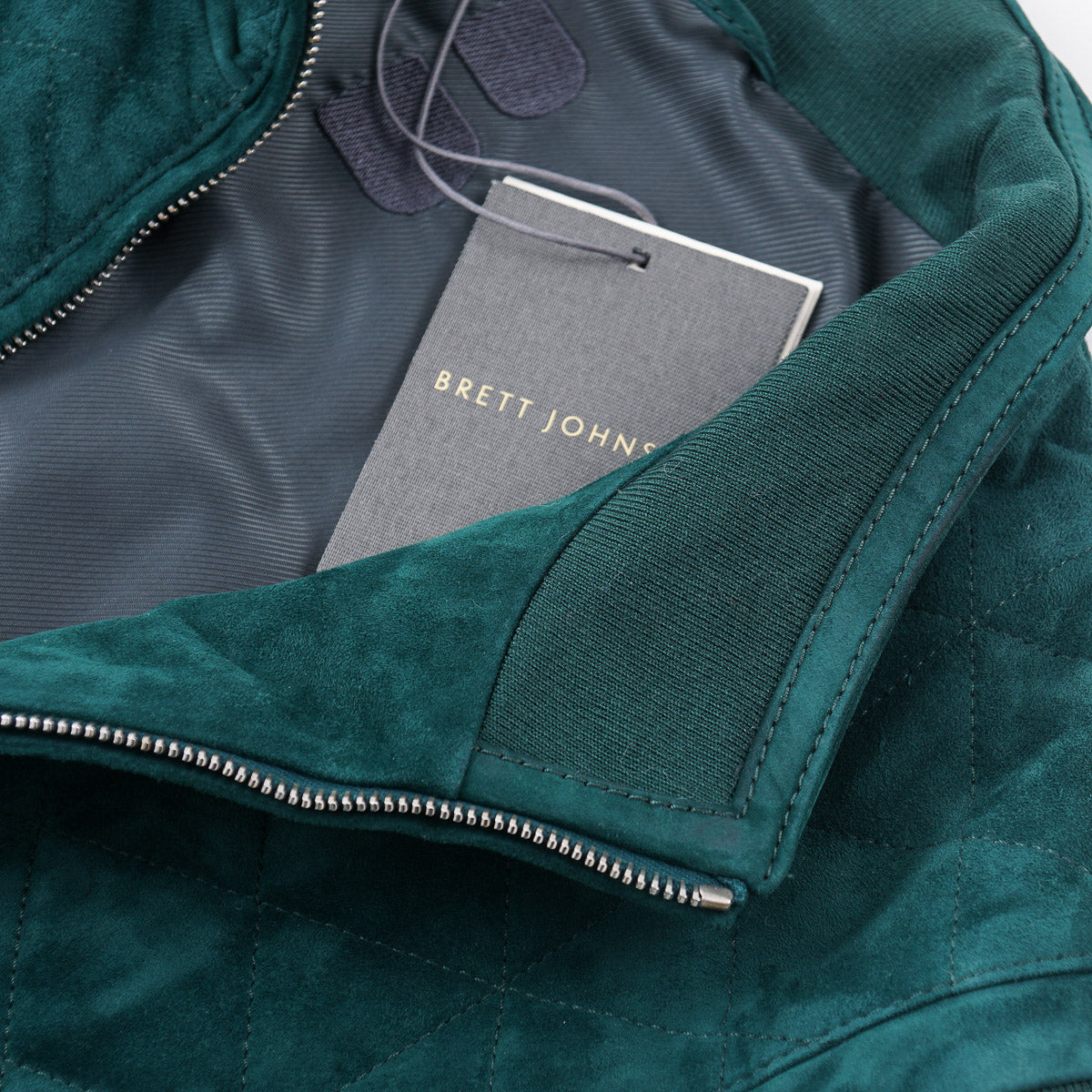 Brett Johnson 'Portofino' Quilted Suede Vest - Top Shelf Apparel