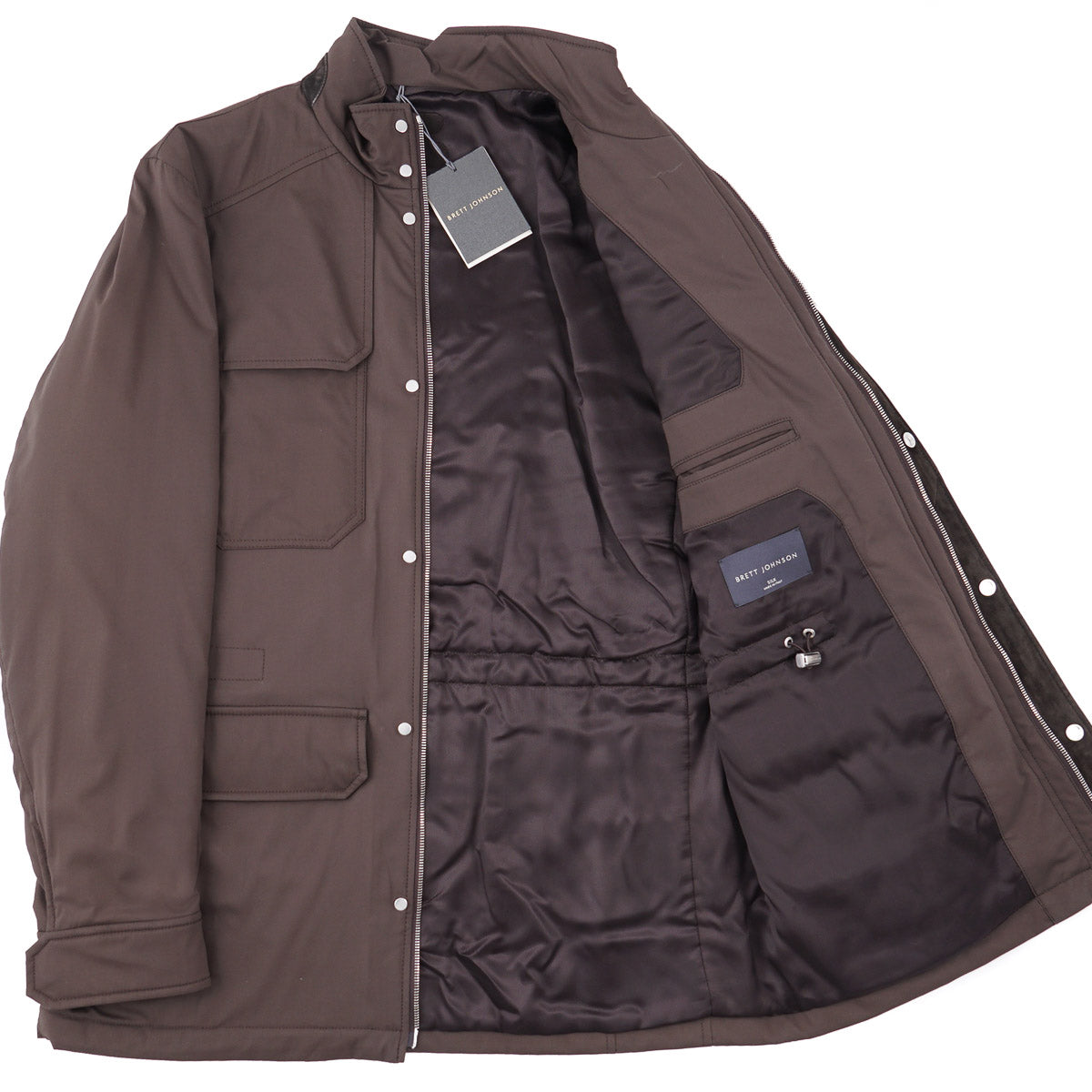 Brett Johnson 'Lugano' Silk Safari Jacket - Top Shelf Apparel