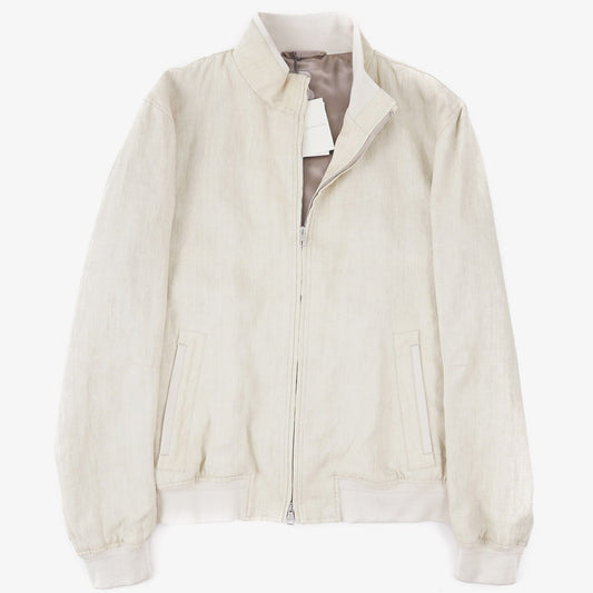 Brett Johnson Linen Bomber Jacket - Top Shelf Apparel
