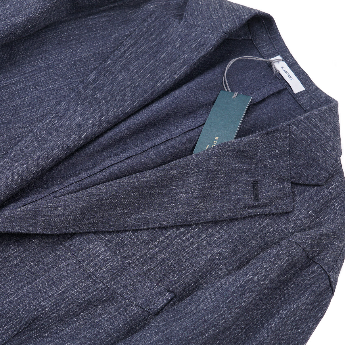 Boglioli Lightweight Wool-Silk-Linen 'K Jacket' - Top Shelf Apparel