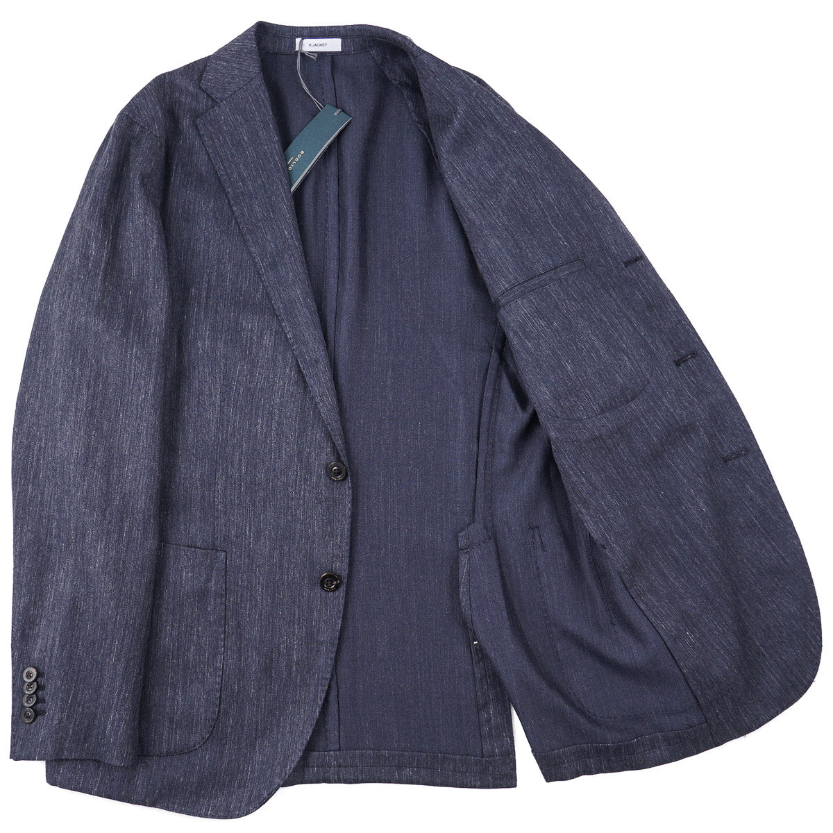 Boglioli Lightweight Wool-Silk-Linen 'K Jacket' - Top Shelf Apparel