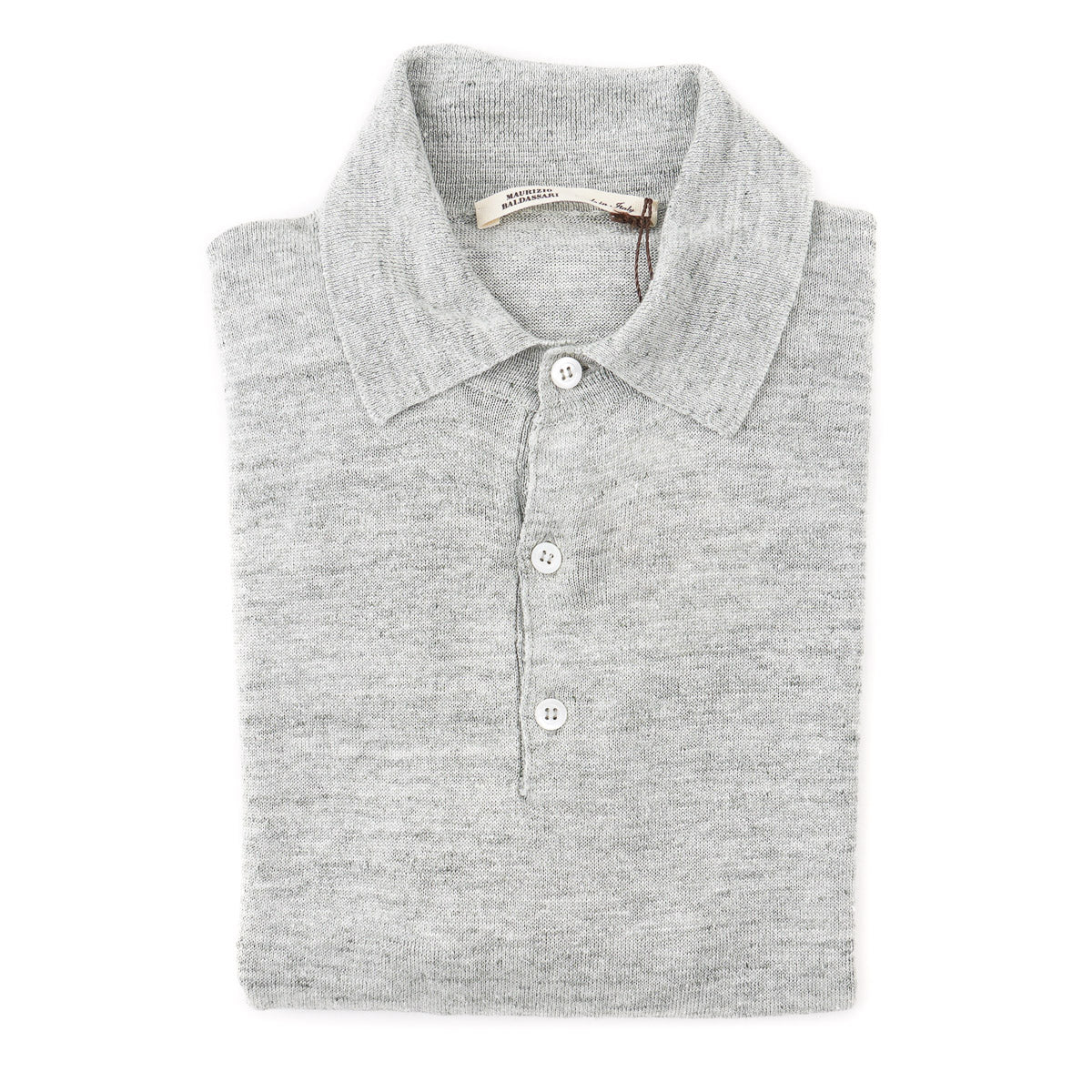 Maurizio Baldassari Linen Polo Shirt - Top Shelf Apparel