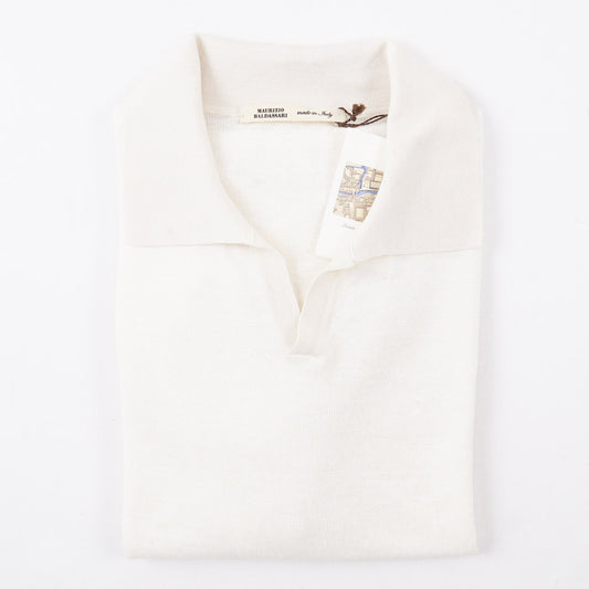 Maurizio Baldassari Linen-Silk Polo