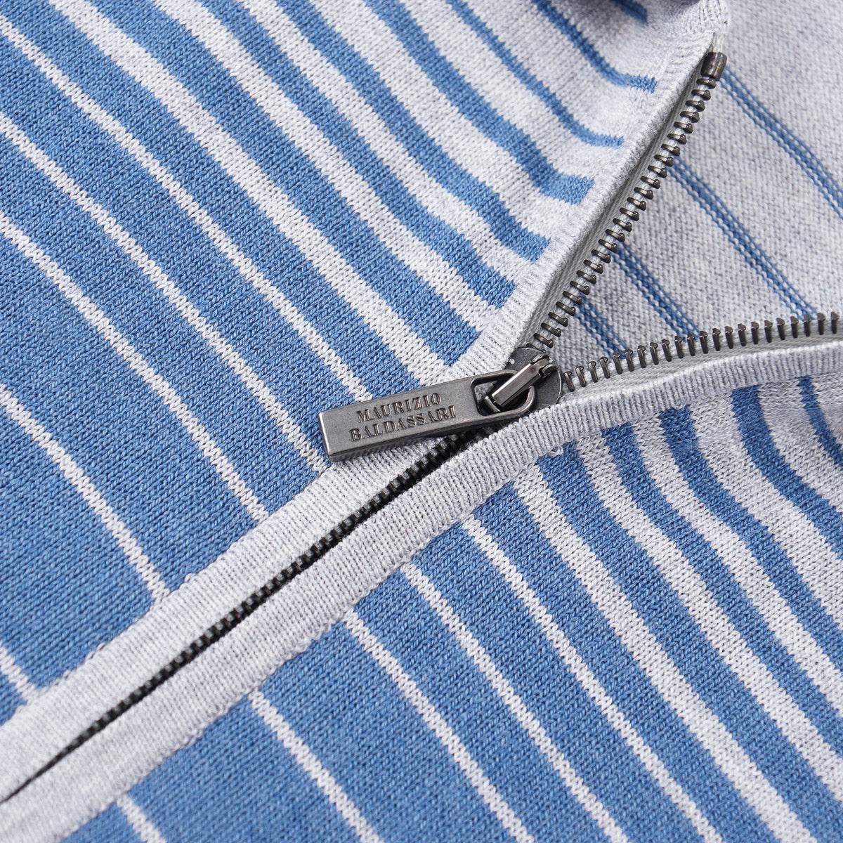 Maurizio Baldassari Silk-Cotton Polo Shirt - Top Shelf Apparel