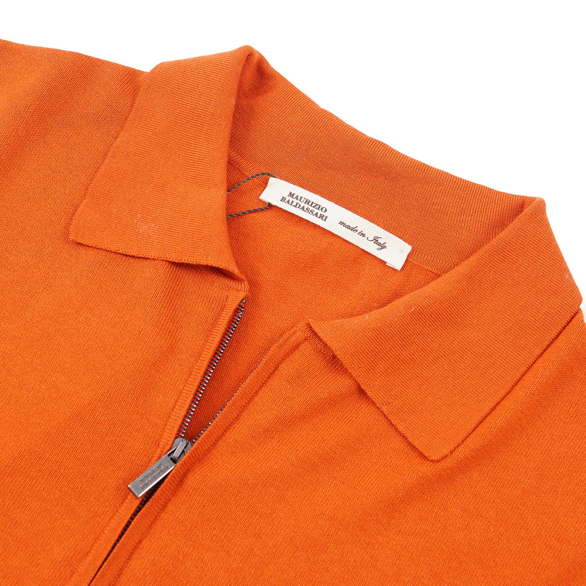 Maurizio Baldassari Silk-Cotton Polo Shirt - Top Shelf Apparel