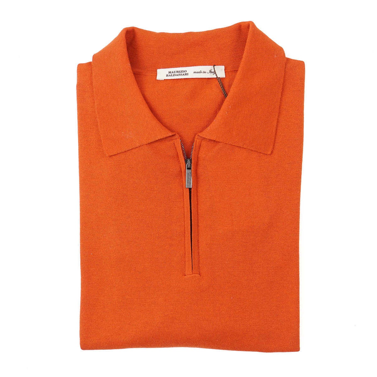 Maurizio Baldassari Silk-Cotton Polo Shirt - Top Shelf Apparel
