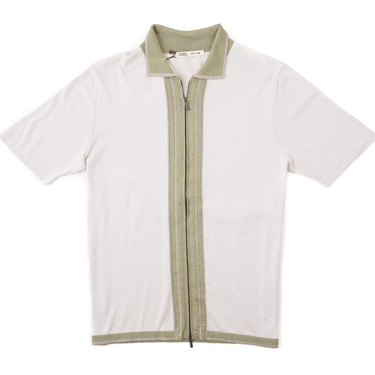 Maurizio Baldassari Zipped Silk-Cotton Shirt - Top Shelf Apparel