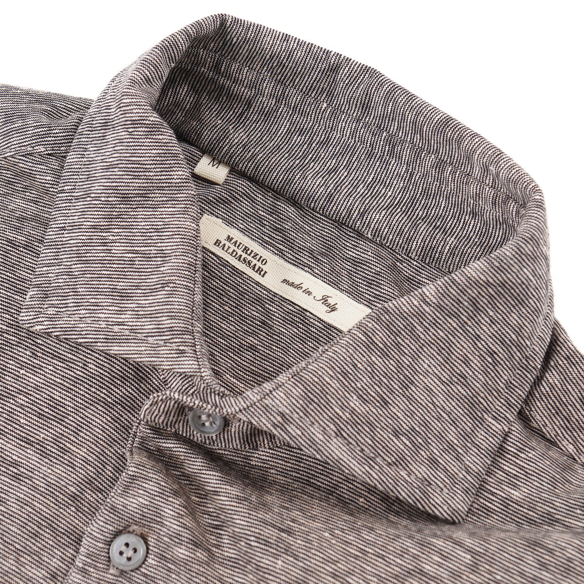 Maurizio Baldassari Wool-Linen Polo - Top Shelf Apparel