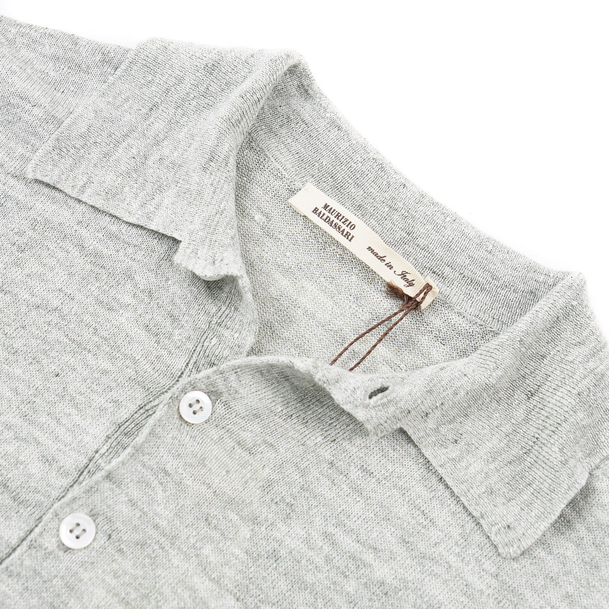 Maurizio Baldassari Linen Polo Shirt - Top Shelf Apparel
