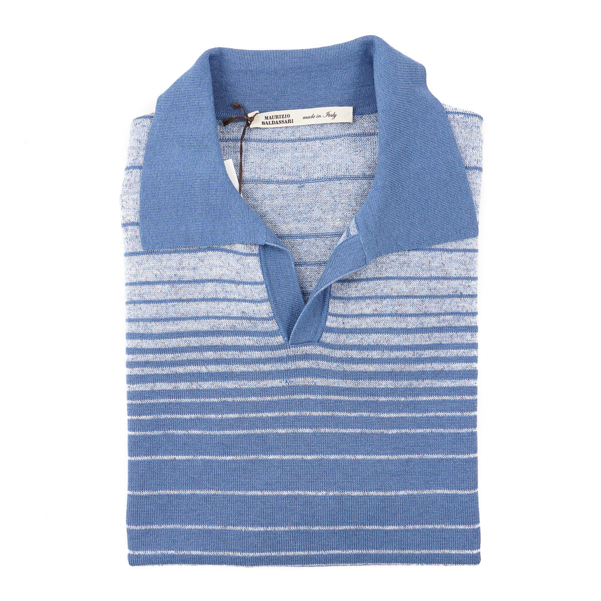 Maurizio Baldassari Linen-Silk Polo - Top Shelf Apparel