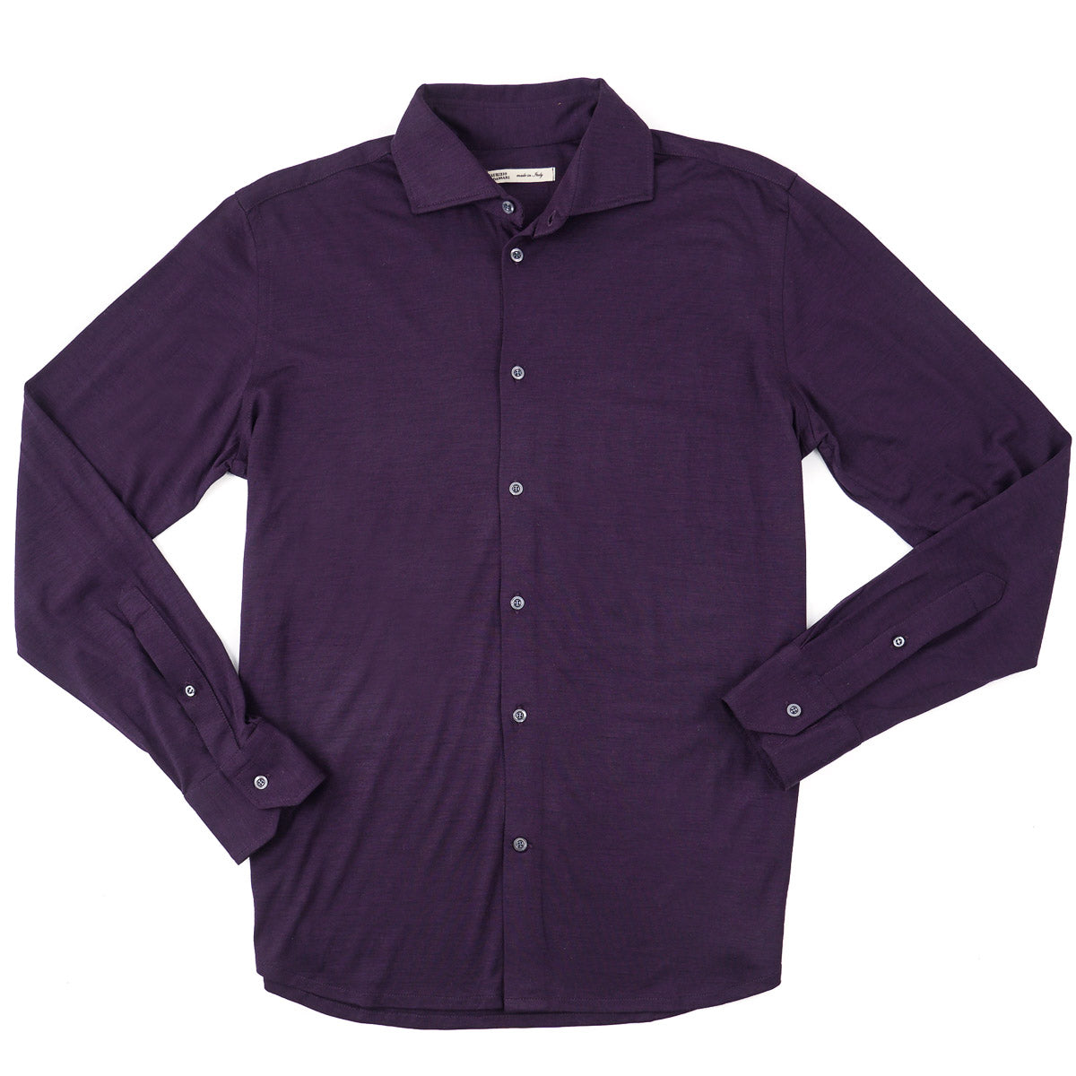 Maurizio Baldassari Jersey Wool Shirt - Top Shelf Apparel