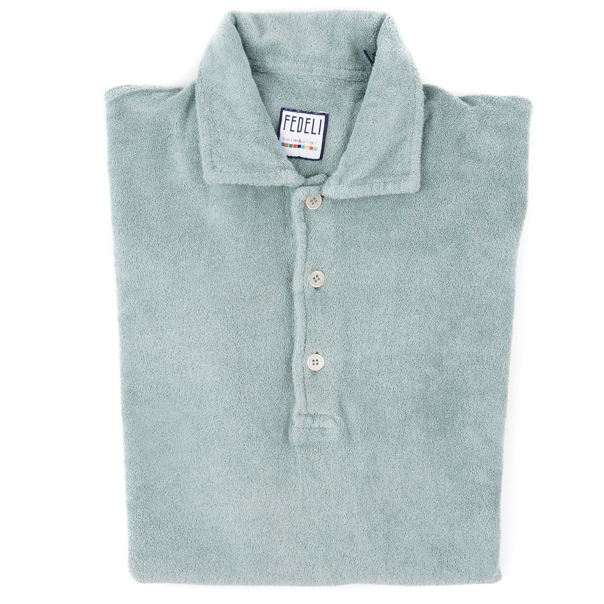 Fedeli Terry Cotton Polo Shirt - Top Shelf Apparel