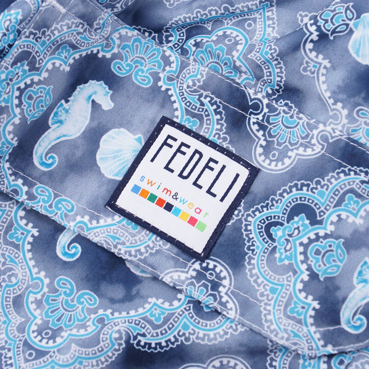 Fedeli 'Madeira' Printed Swim Trunks - Top Shelf Apparel