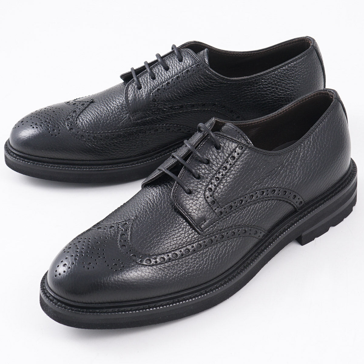 Fedeli Deerskin Wing Tip Derby - Top Shelf Apparel