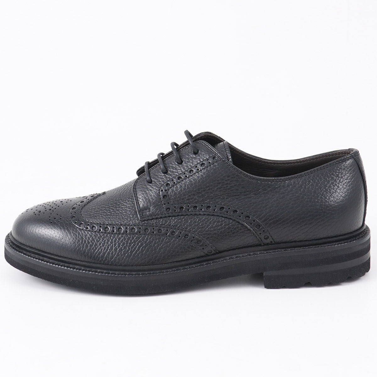 Fedeli Deerskin Wing Tip Derby - Top Shelf Apparel