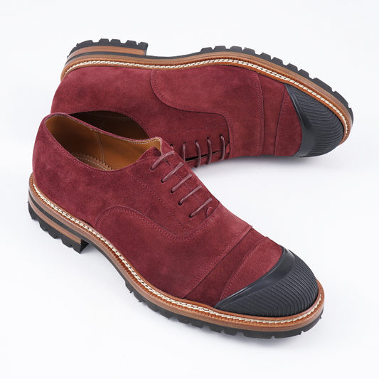 Kiton Storm-Welted Suede Oxford - Top Shelf Apparel