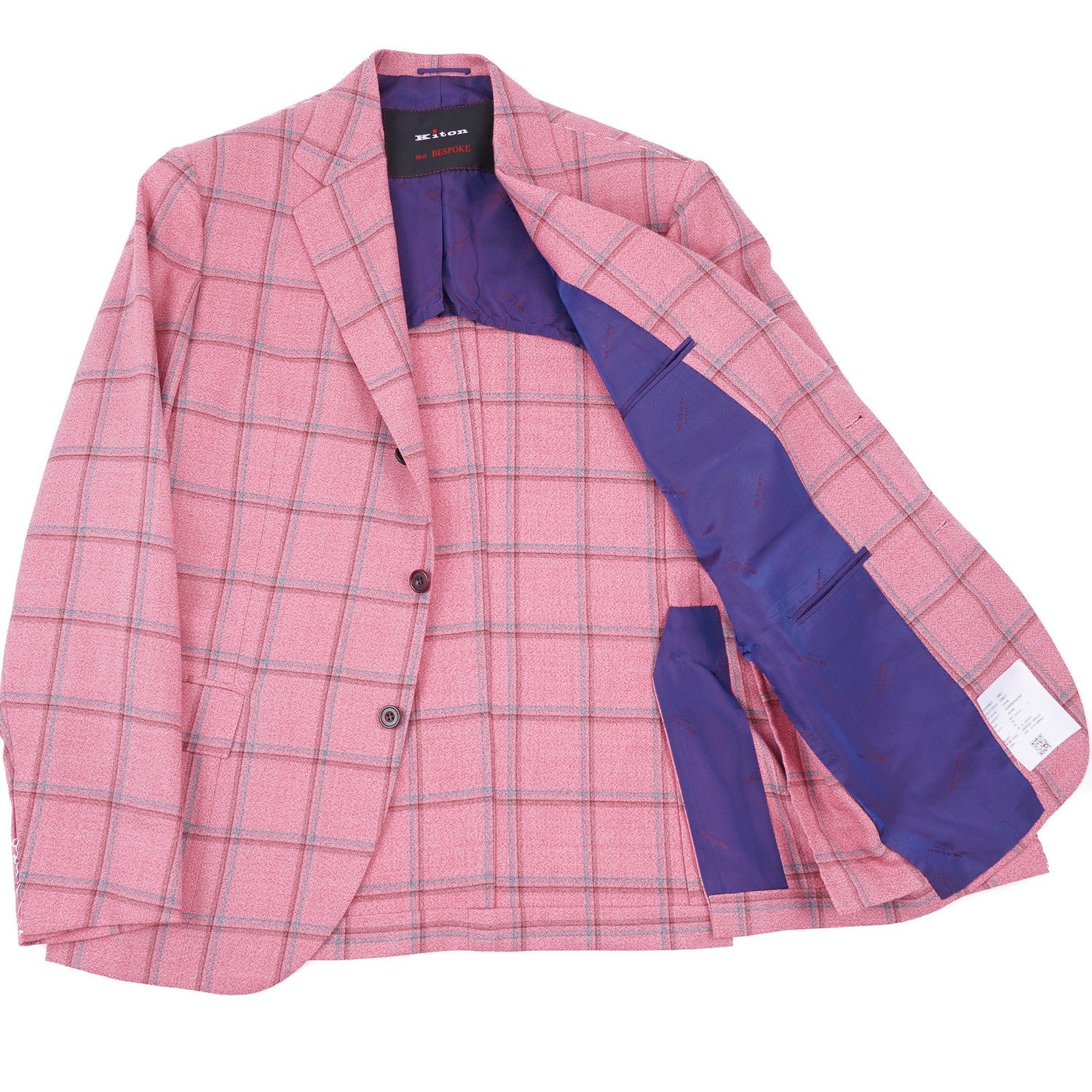 Kiton Pink Check Cashmere Sport Coat – Top Shelf Apparel