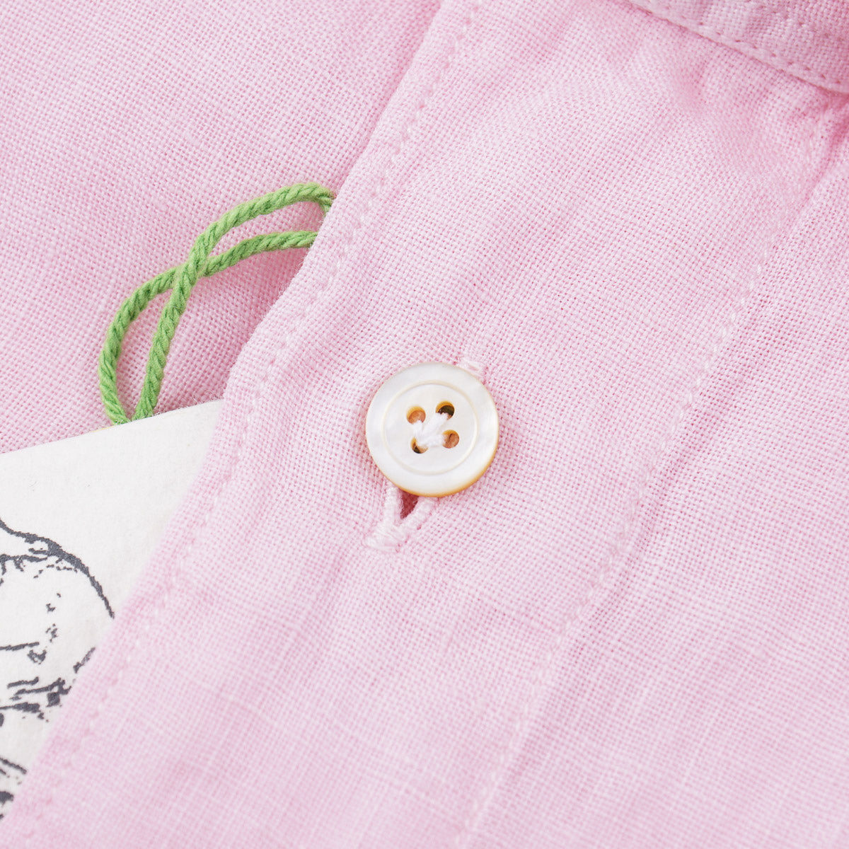 Finamore Linen Shirt with Two Pockets - Top Shelf Apparel
