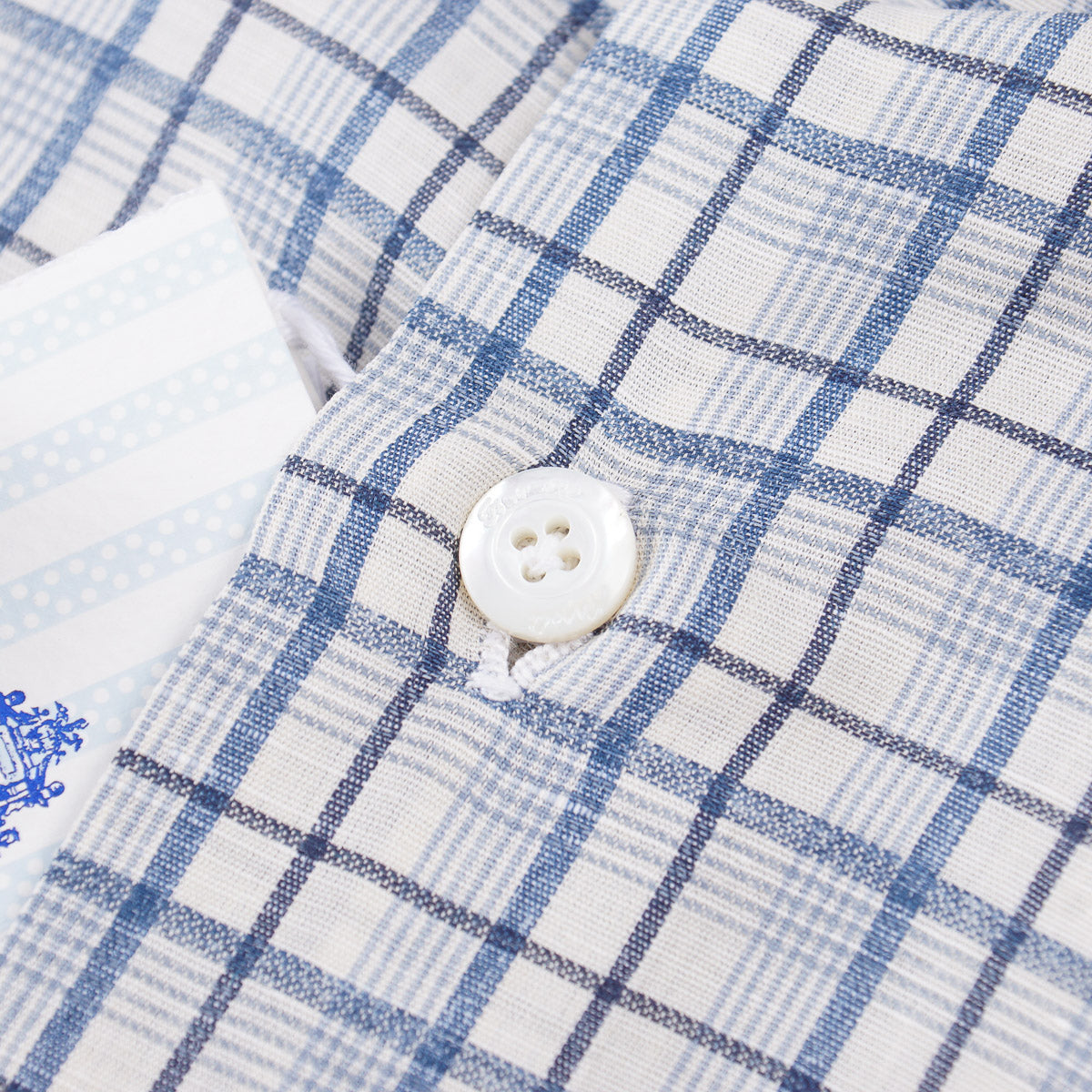 Finamore Riva Cotton-Linen Dress Shirt - Top Shelf Apparel