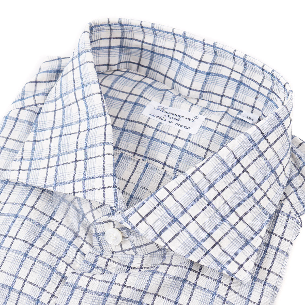 Finamore Riva Cotton-Linen Dress Shirt - Top Shelf Apparel
