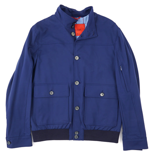 Isaia 'Techno Light Jersey' Bomber Jacket