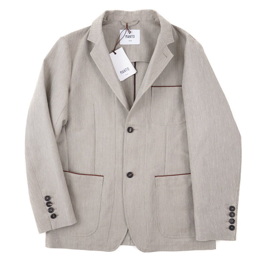 Manto Woven Linen Blazer-Jacket