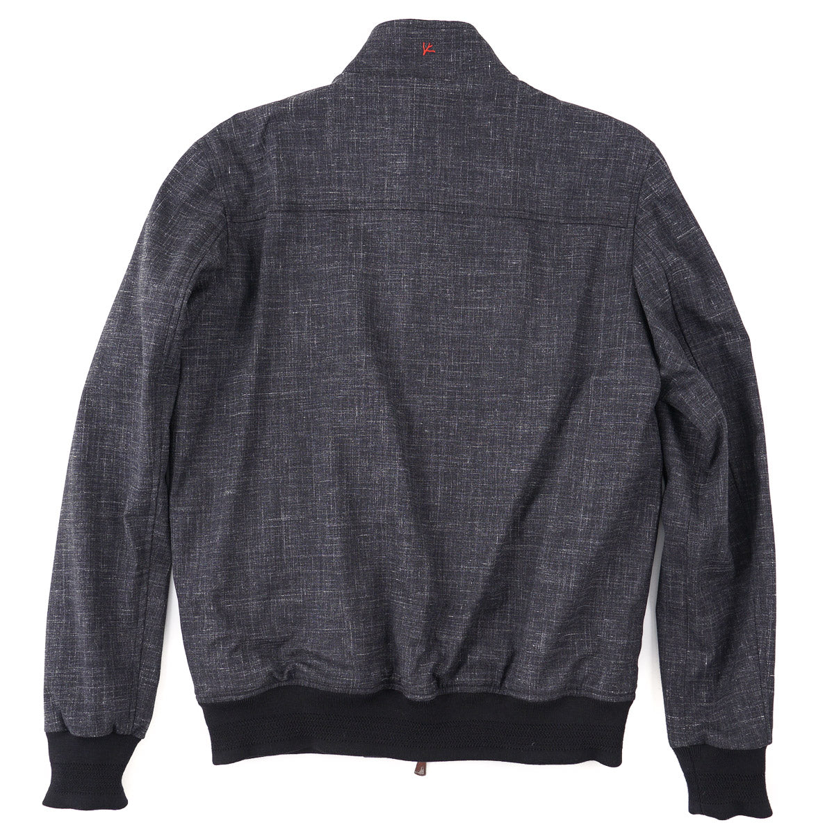 Isaia Wool-Silk-Linen Bomber Jacket - Top Shelf Apparel