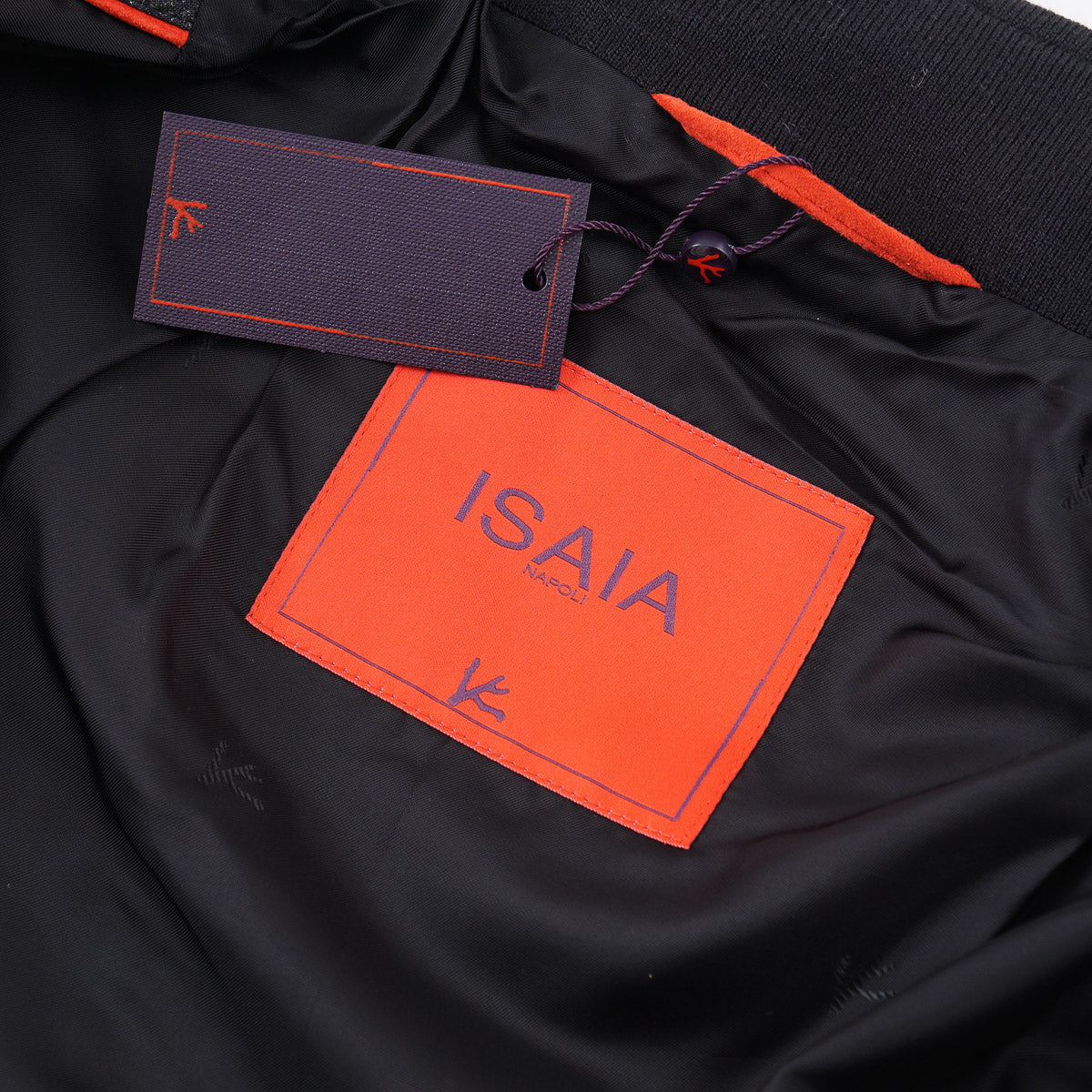 Isaia Wool-Silk-Linen Bomber Jacket - Top Shelf Apparel