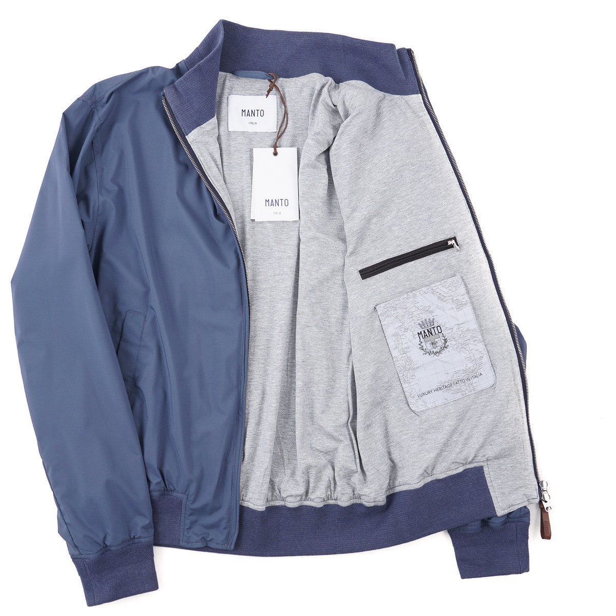 Manto Jersey-Lined Technical Fabric Jacket