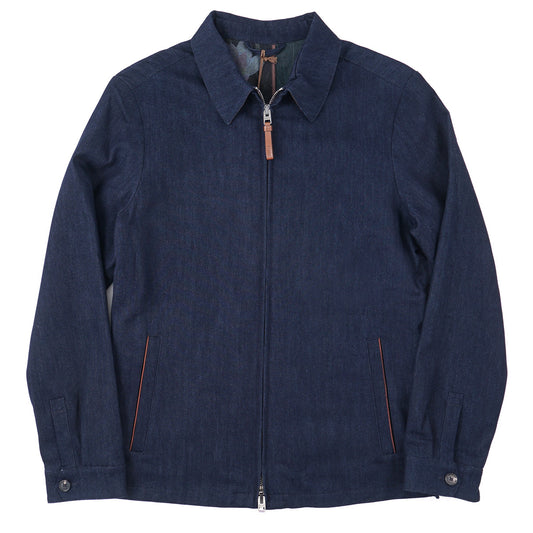 Manto Denim Jacket with Printed Lining