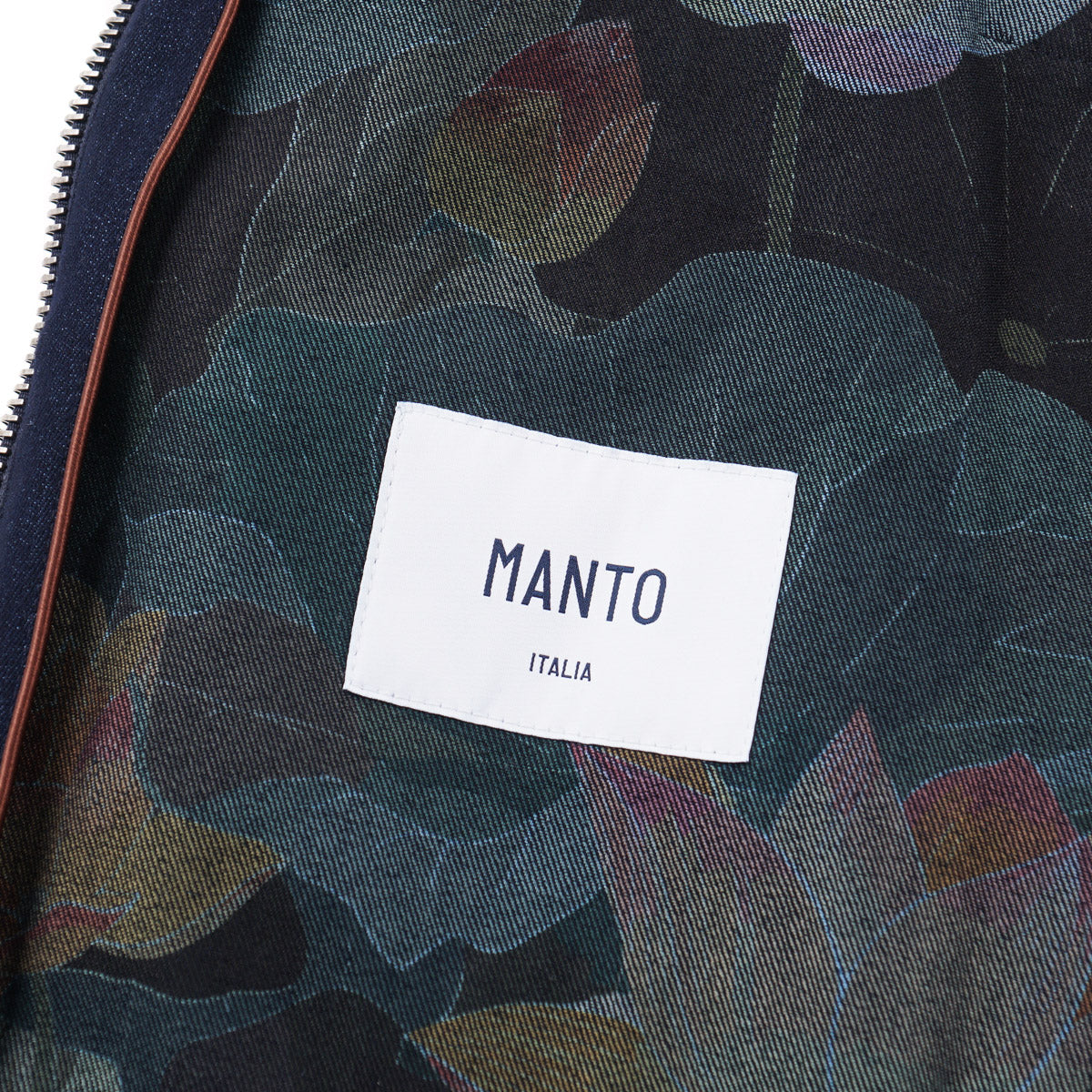 Manto Denim Jacket with Printed Lining
