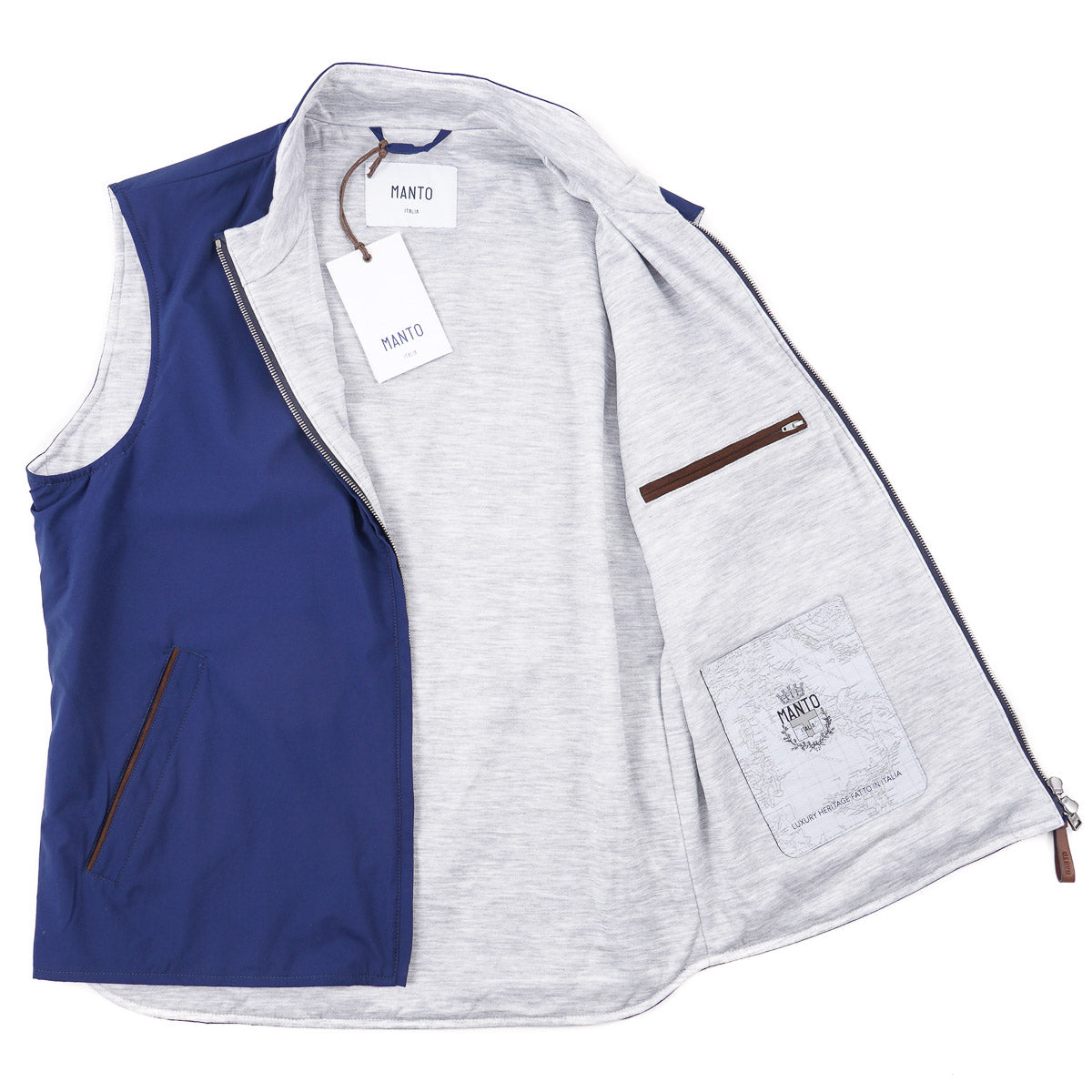 Manto Jersey-Lined Weather-Repellent Vest