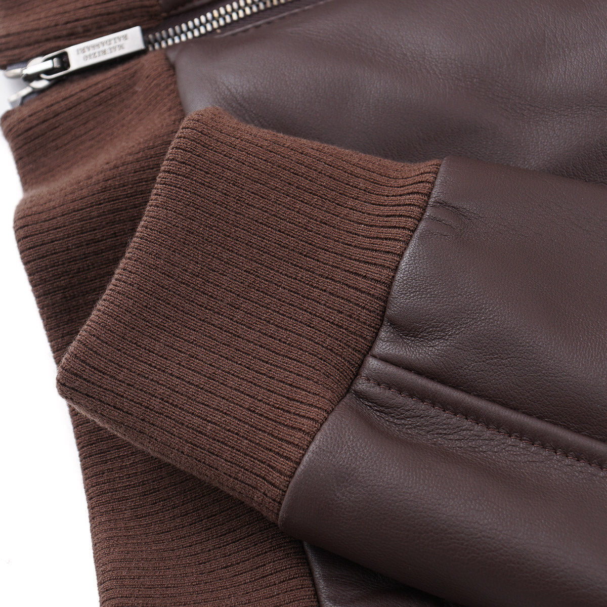 Maurizio Baldassari Hooded Leather Jacket