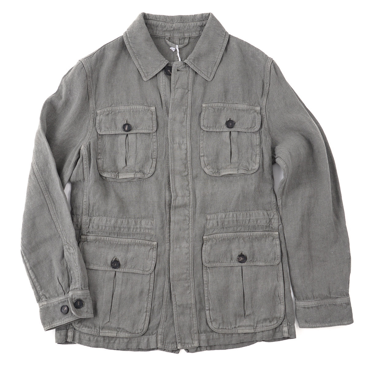 Manto 'Torre' Woven Linen Field Jacket - Top Shelf Apparel