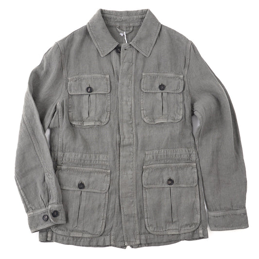 Manto 'Torre' Woven Linen Field Jacket - Top Shelf Apparel