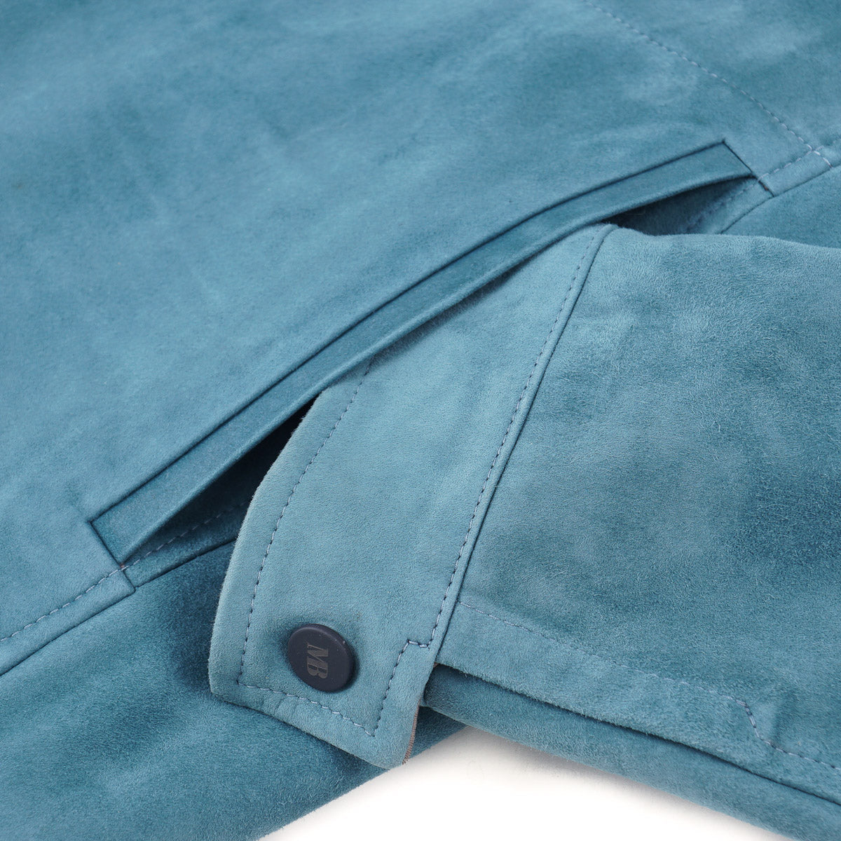 Maurizio Baldassari Lamb Suede Bomber Jacket