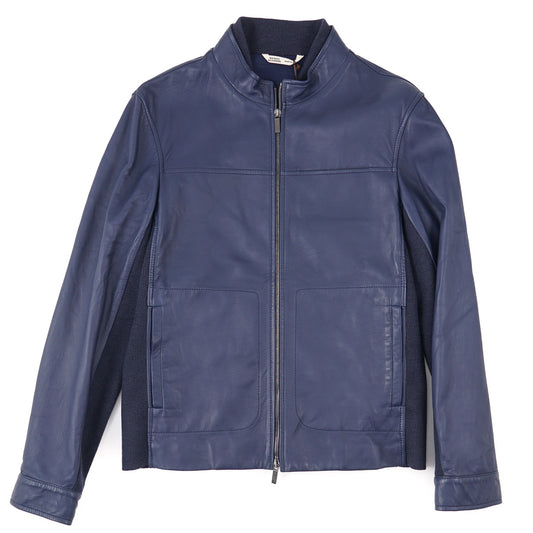 Maurizio Baldassari Nappa Leather Moto Jacket