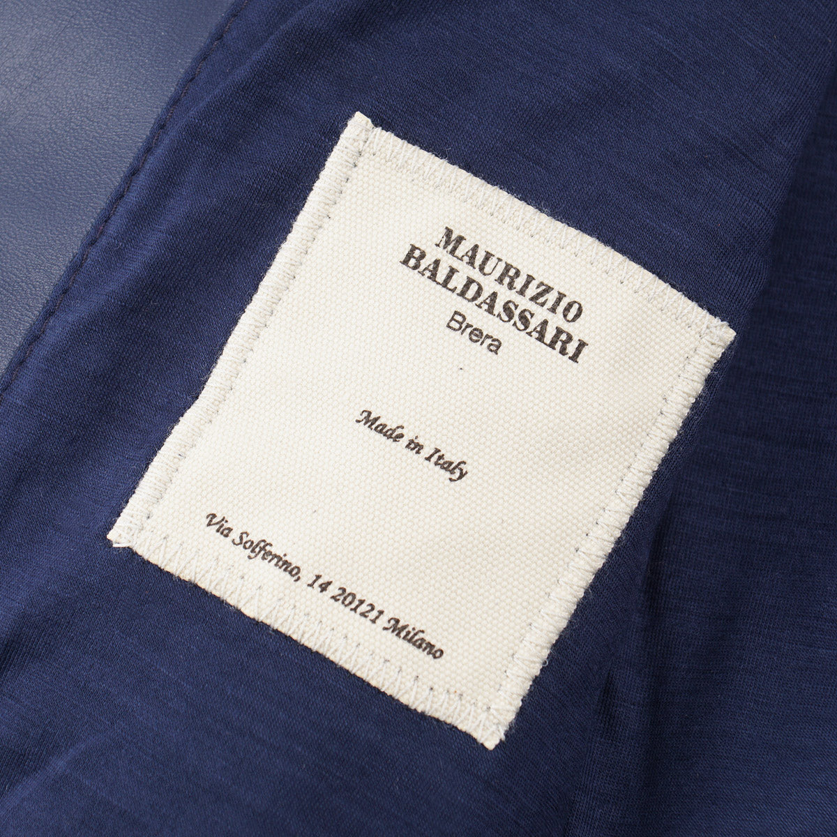 Maurizio Baldassari Nappa Leather Moto Jacket