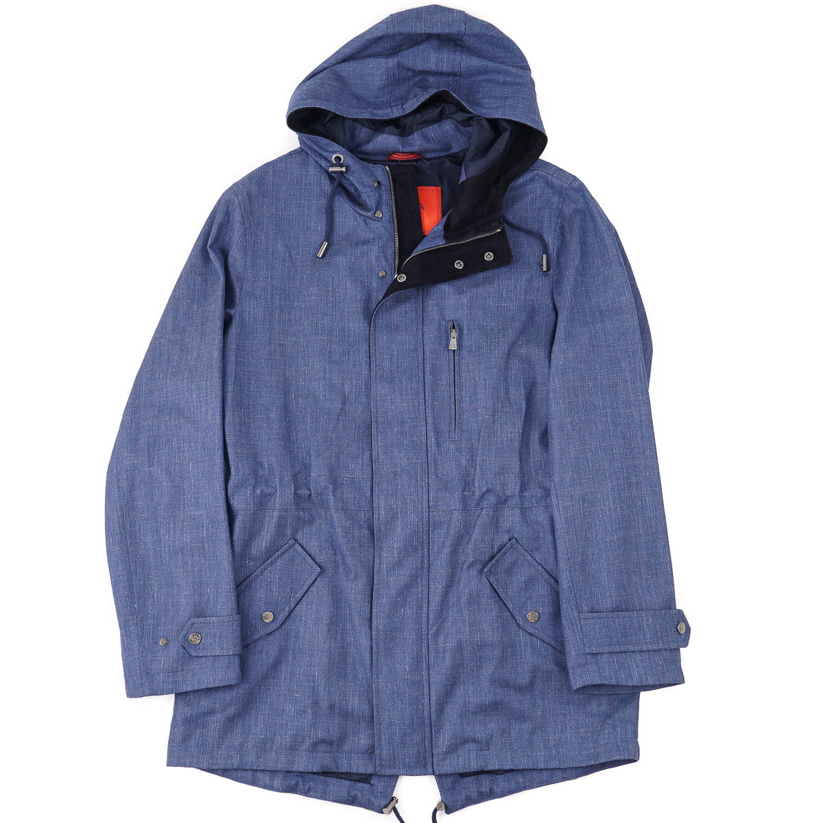 Isaia Wool-Silk-Linen Hooded Parka - Top Shelf Apparel