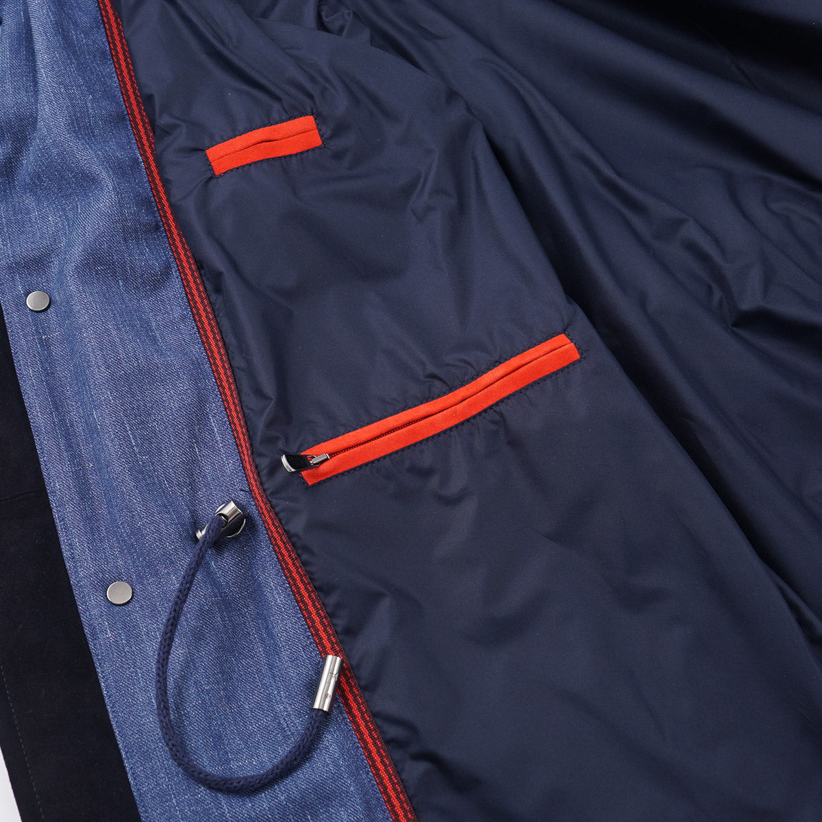 Isaia Wool-Silk-Linen Hooded Parka - Top Shelf Apparel