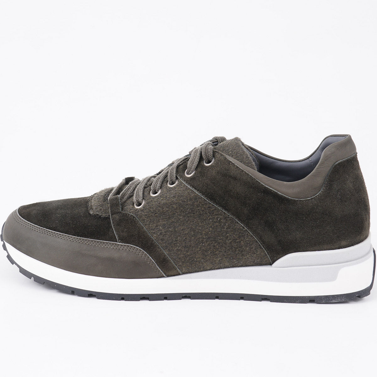 Brett Johnson Calf and Cashmere Sneakers