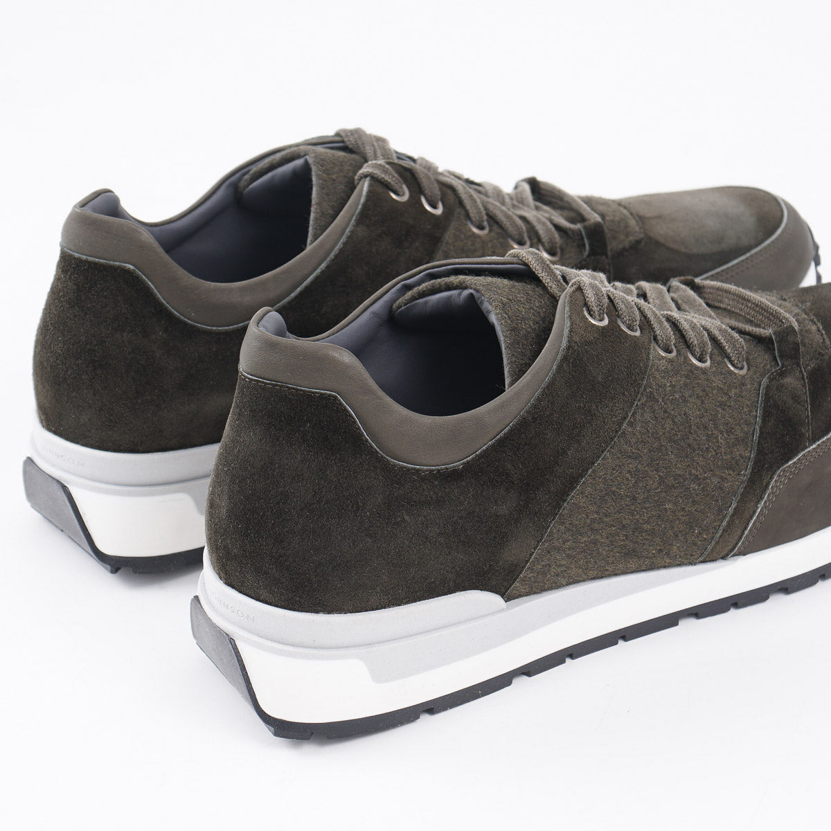 Brett Johnson Calf and Cashmere Sneakers