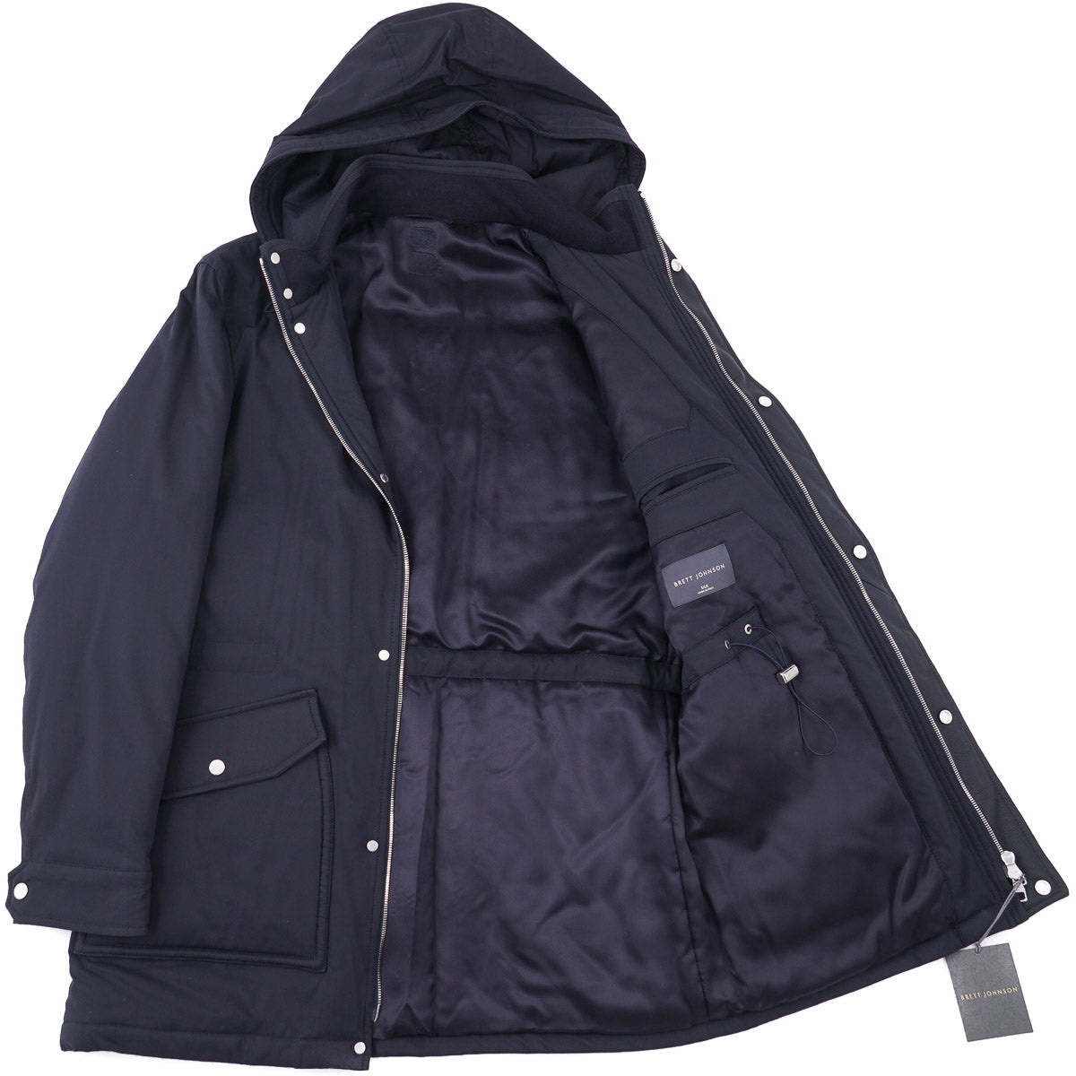 Brett Johnson 'St Moritz' Silk Parka