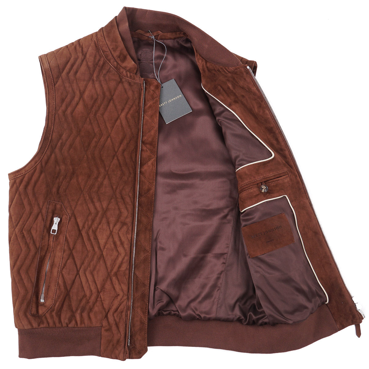 Brett Johnson 'Sedona' Quilted Suede Vest
