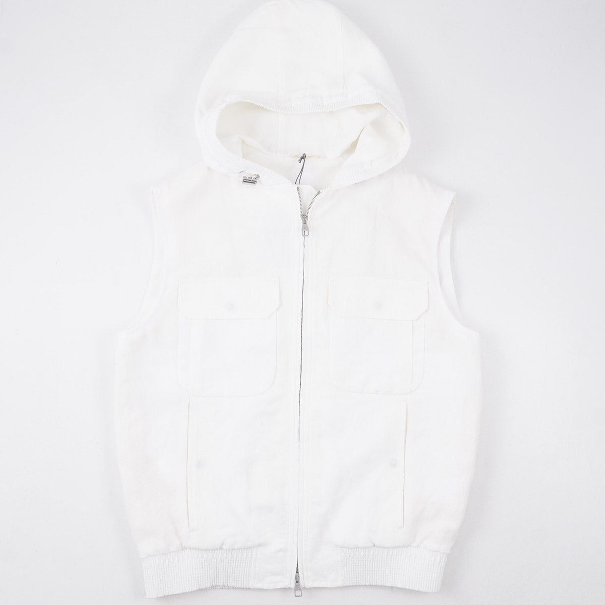 Brett Johnson Hooded Linen Gilet Vest - Top Shelf Apparel