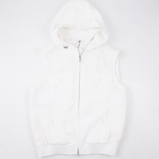 Brett Johnson Hooded Linen Gilet Vest - Top Shelf Apparel